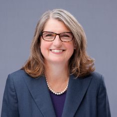 Headshot of Kathi Kaiser, a white woman with graying brown hair