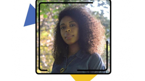 Sabrina Hall profile image for the conference taken in mature with trees