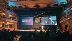 Kat Zhou speaking at Webexpo