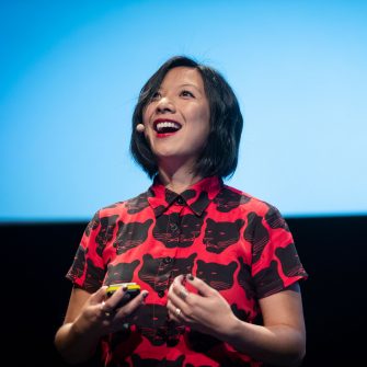 may-li speaking at framer loupe 2018