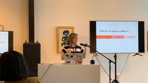 Anna presenting at DVLP DNVR