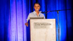 Lenora speaking at Convey UX 2020