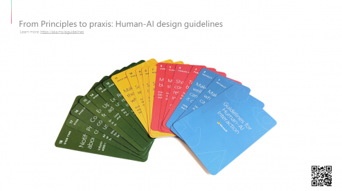 Human-AI design guidelines cards
