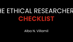 The Ethical Researcher's Checklist