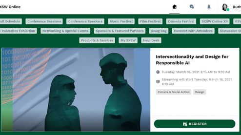 Session at SXSW 2021