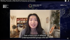 kat speaking at WWWF event