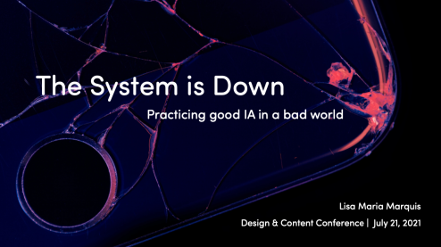 Cover slide showing a broken phone case.