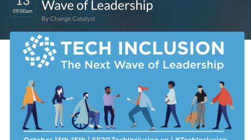 October 13, 2020. Tech Inclusion: The Next Wave of Leadership