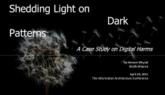 Shedding Light on Dark Patterns - A Case Study in Digital Design by Noreen Whysel