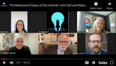 Zoom Image for The Future of the Metaverse with Vint Cerf and Noreen Whysel