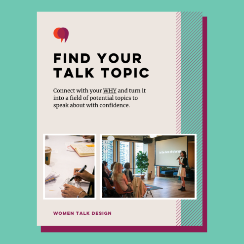 Find Your Talk Topic guide